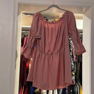 Once worn off the shoulder blouse